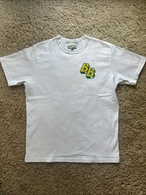 Bogey Boys White T-Shirt with Yellow & Green Logo